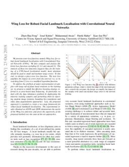 Wing Loss for Robust Facial Landmark Localisation with Convolutional
  Neural Networks