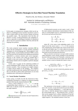 Effective Strategies in Zero-Shot Neural Machine Translation