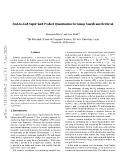 End-to-End Supervised Product Quantization for Image Search and
  Retrieval