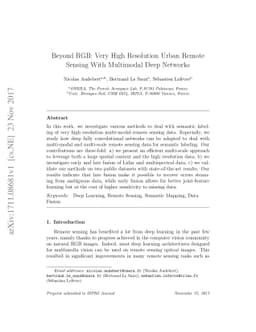 Beyond RGB: Very High Resolution Urban Remote Sensing With Multimodal
  Deep Networks