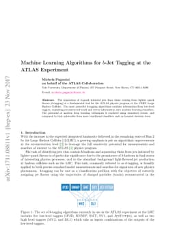 Machine Learning Algorithms for $b$-Jet Tagging at the ATLAS Experiment