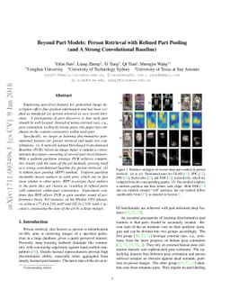 Beyond Part Models: Person Retrieval with Refined Part Pooling (and a
  Strong Convolutional Baseline)