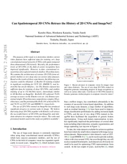 Can Spatiotemporal 3D CNNs Retrace the History of 2D CNNs and ImageNet?