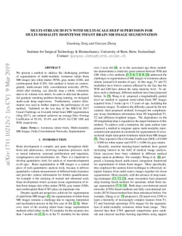 Multi-stream 3D FCN with Multi-scale Deep Supervision for Multi-modality
  Isointense Infant Brain MR Image Segmentation