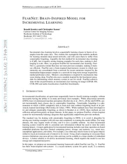 FearNet: Brain-Inspired Model for Incremental Learning