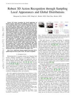Robust 3D Action Recognition through Sampling Local Appearances and
  Global Distributions