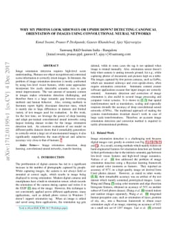 Why my photos look sideways or upside down? Detecting Canonical
  Orientation of Images using Convolutional Neural Networks