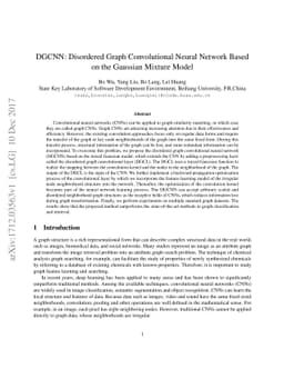 DGCNN: Disordered Graph Convolutional Neural Network Based on the
  Gaussian Mixture Model