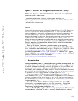PyPhi: A toolbox for integrated information theory