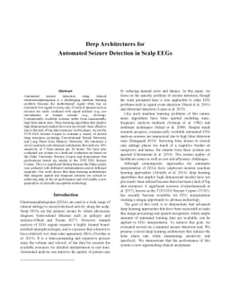 Deep Architectures for Automated Seizure Detection in Scalp EEGs