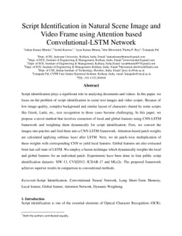 Script Identification in Natural Scene Image and Video Frame using
  Attention based Convolutional-LSTM Network
