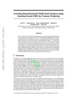 Learning Deep Structured Multi-Scale Features using Attention-Gated CRFs
  for Contour Prediction