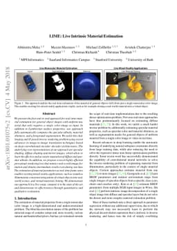 LIME: Live Intrinsic Material Estimation