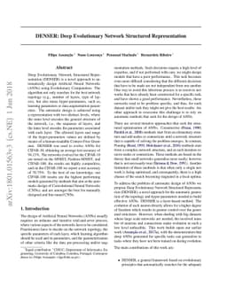 DENSER: Deep Evolutionary Network Structured Representation