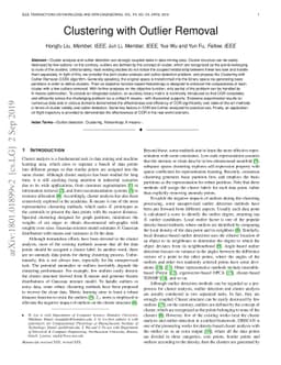 Clustering with Outlier Removal