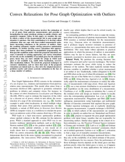 Convex Relaxations for Pose Graph Optimization with Outliers