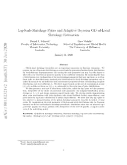 Log-Scale Shrinkage Priors and Adaptive Bayesian Global-Local Shrinkage
  Estimation