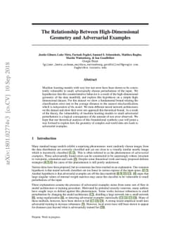 Adversarial Spheres