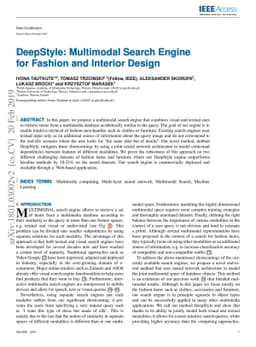 DeepStyle: Multimodal Search Engine for Fashion and Interior Design