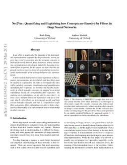 Net2Vec: Quantifying and Explaining how Concepts are Encoded by Filters
  in Deep Neural Networks