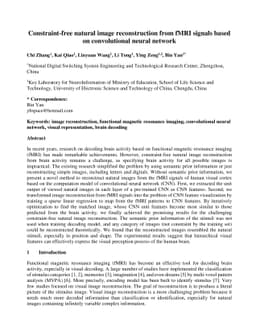 Constraint-free Natural Image Reconstruction from fMRI Signals Based on
  Convolutional Neural Network