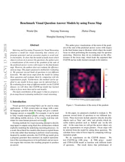 Benchmark Visual Question Answer Models by using Focus Map