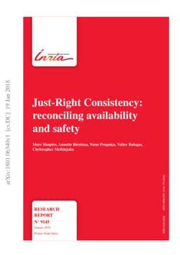 Just-Right Consistency: reconciling availability and safety