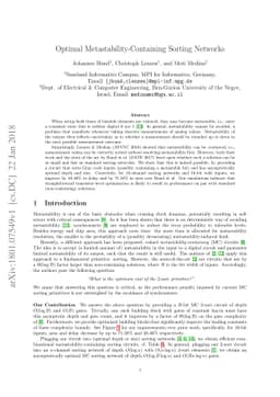Optimal Metastability-Containing Sorting Networks