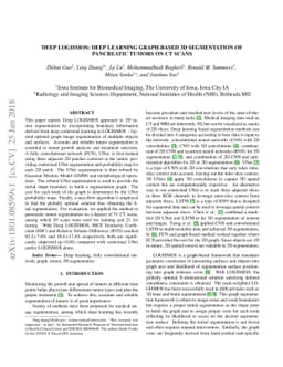 Deep LOGISMOS: Deep Learning Graph-based 3D Segmentation of Pancreatic
  Tumors on CT scans