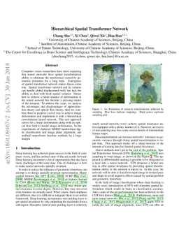 Hierarchical Spatial Transformer Network