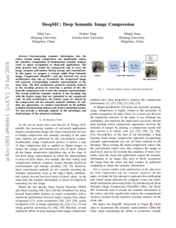DeepSIC: Deep Semantic Image Compression