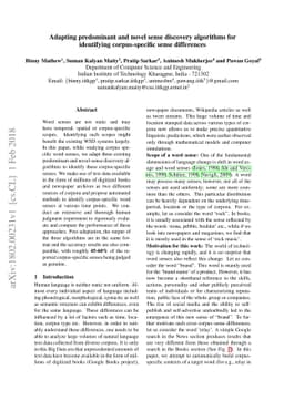 Adapting predominant and novel sense discovery algorithms for
  identifying corpus-specific sense differences