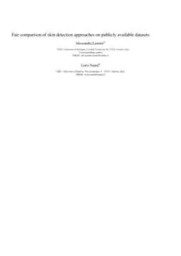 Fair comparison of skin detection approaches on publicly available
  datasets