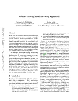 Partisan: Enabling Cloud-Scale Erlang Applications
