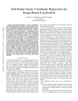 Full-Frame Scene Coordinate Regression for Image-Based Localization
