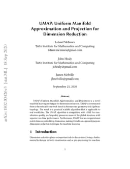 UMAP: Uniform Manifold Approximation and Projection for Dimension
  Reduction