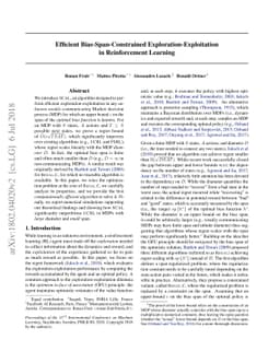 Efficient Bias-Span-Constrained Exploration-Exploitation in
  Reinforcement Learning