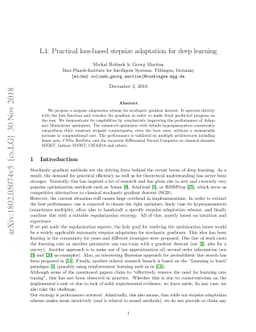 L4: Practical loss-based stepsize adaptation for deep learning