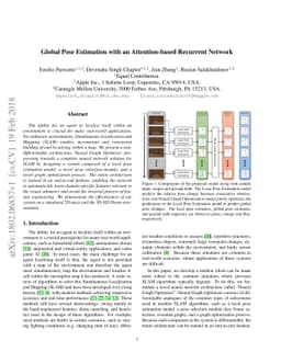 Global Pose Estimation with an Attention-based Recurrent Network