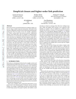 Simplicial Closure and higher-order link prediction