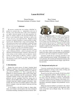 Latent RANSAC