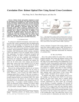 Correlation Flow: Robust Optical Flow Using Kernel Cross-Correlators