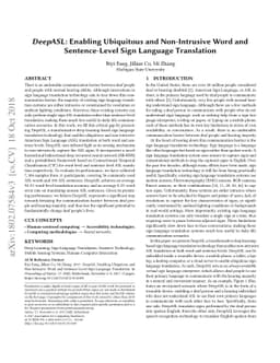 DeepASL: Enabling Ubiquitous and Non-Intrusive Word and Sentence-Level
  Sign Language Translation