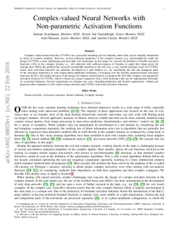 Complex-valued Neural Networks with Non-parametric Activation Functions