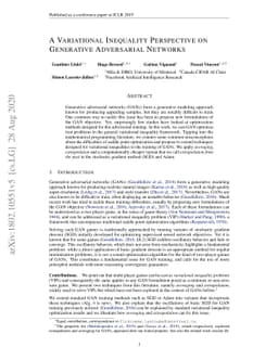 A Variational Inequality Perspective on Generative Adversarial Networks