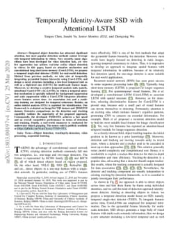 Temporally Identity-Aware SSD with Attentional LSTM