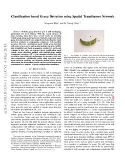Classification based Grasp Detection using Spatial Transformer Network