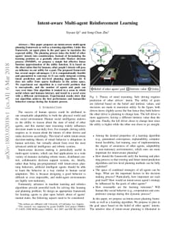 Intent-aware Multi-agent Reinforcement Learning