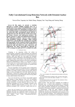Fully Convolutional Grasp Detection Network with Oriented Anchor Box