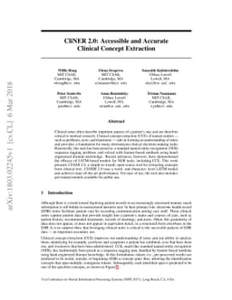 CliNER 2.0: Accessible and Accurate Clinical Concept Extraction
